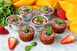 Шоколадные кексы из кокосовой муки