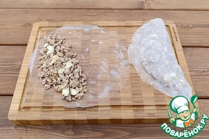 Чебуреки из индейки в рисовой бумаге