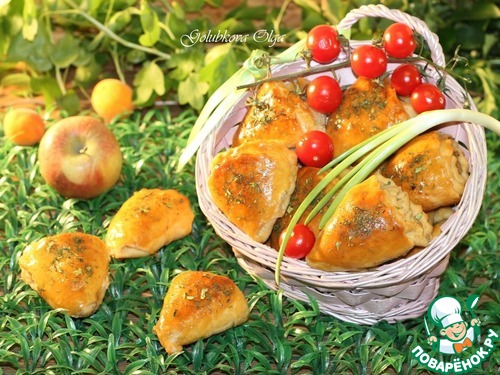 Рожки-пирожки с индейкой