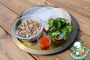 Чебуреки из индейки в рисовой бумаге