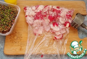 Салат с редисом и руколой "Зелёнка"