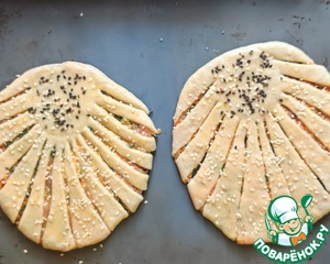 Лепешки с индейкой и сыром