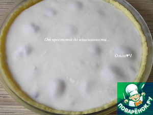 Пирог с абрикосами и малиной