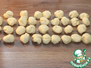 Булочки-трубочки с творогом и повидлом