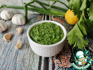 Луковый соус с петрушкой