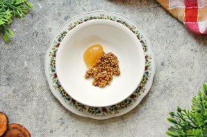 Новогодний салат с креветками Новогодний салат с креветками