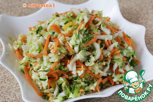Капустный салат с апельсином Капустный салат с апельсином
