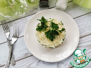 Слоёный рыбный салат "Лето" Слоёный рыбный салат "Лето"