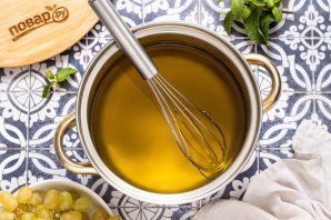 Виноград в чайном желе Виноград в чайном желе